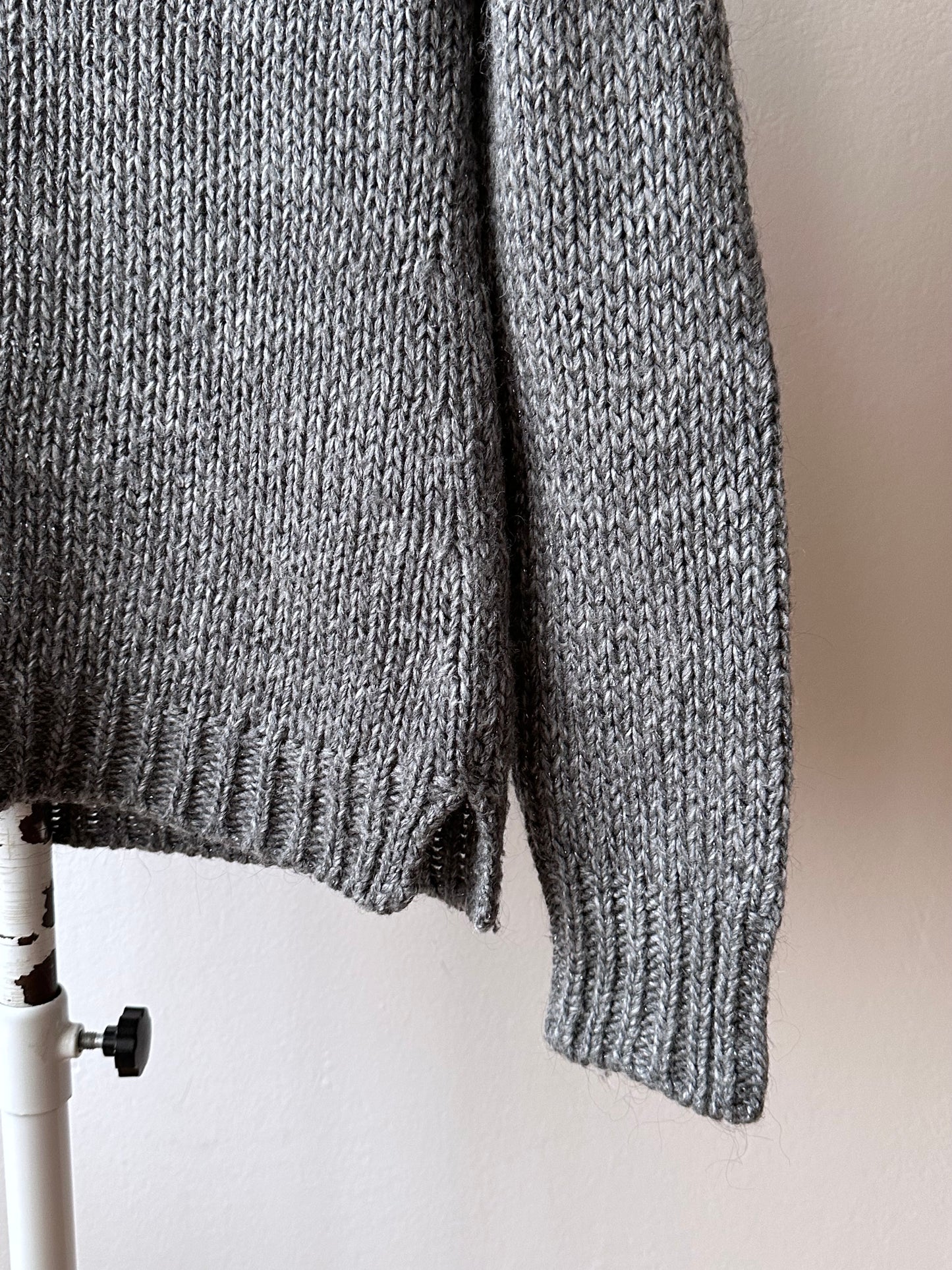 CLOSED glitter gray mohair mix