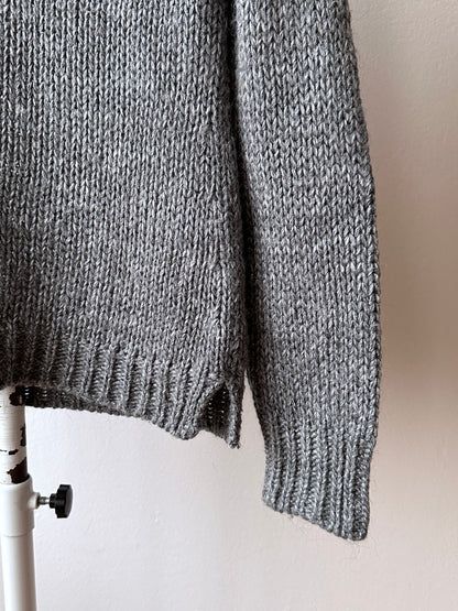 CLOSED glitter gray mohair mix