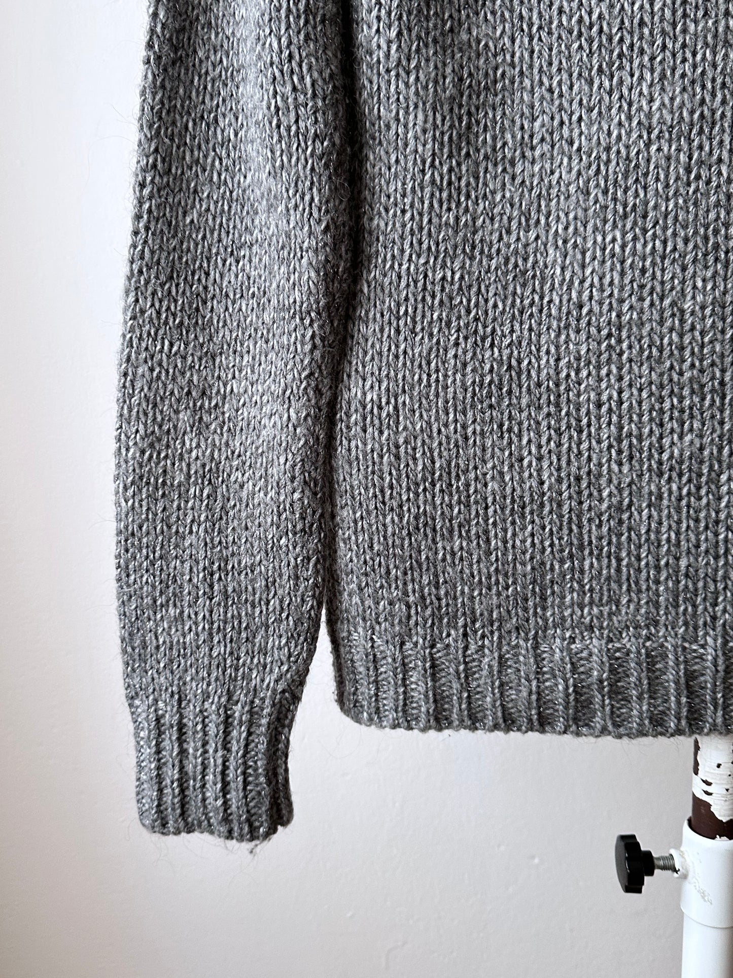 CLOSED glitter gray mohair mix