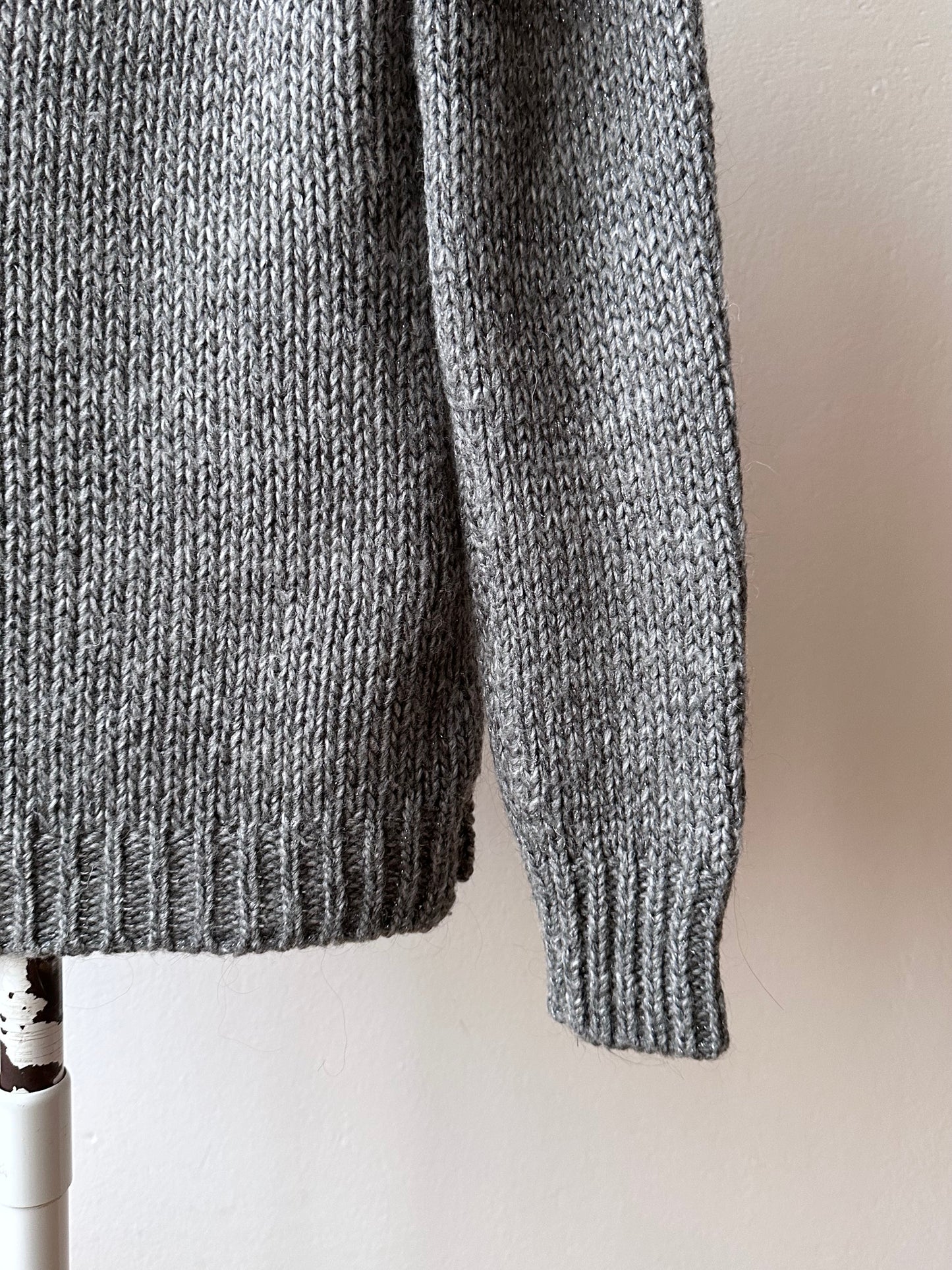 CLOSED glitter gray mohair mix