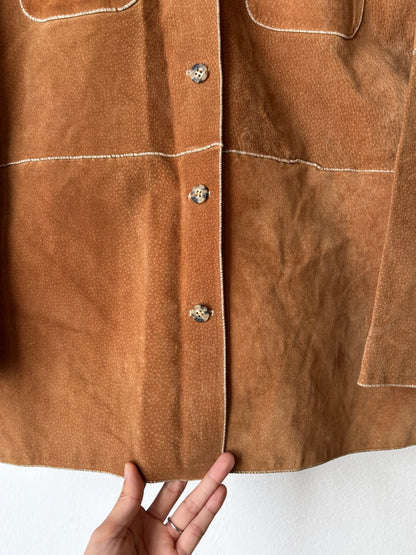 French suede stitch shirt