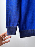 handmade nice blue knit