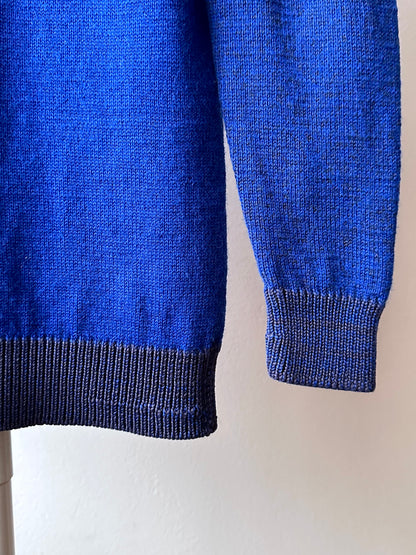 handmade nice blue knit