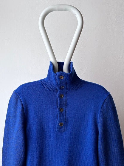 handmade nice blue knit