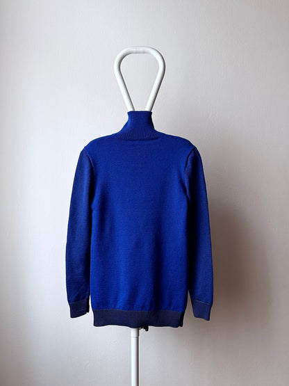 handmade nice blue knit