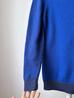 handmade nice blue knit