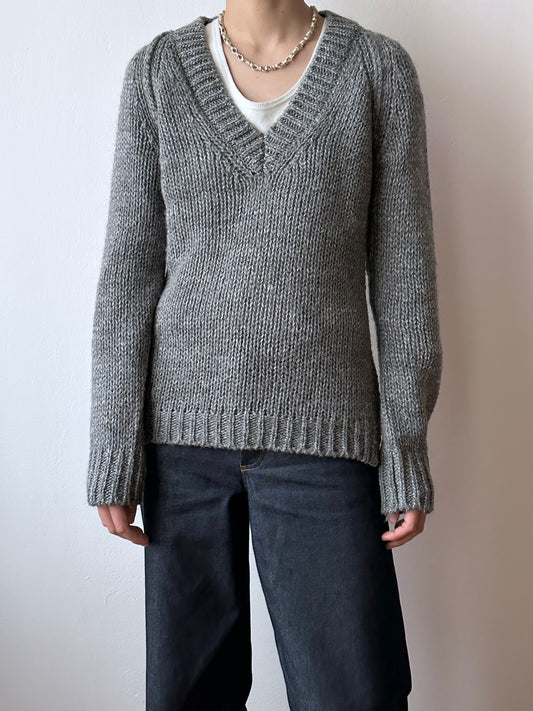 CLOSED glitter gray mohair mix