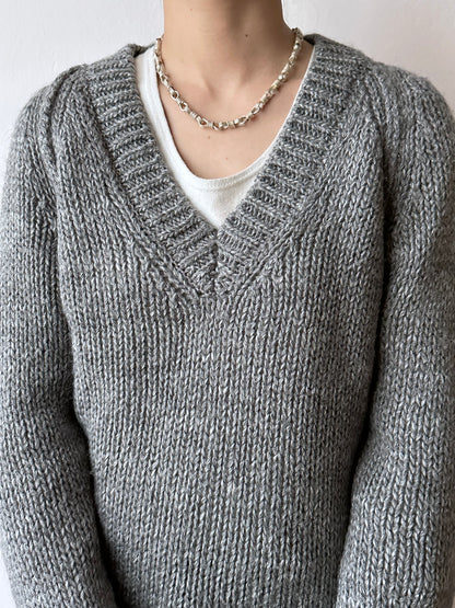 CLOSED glitter gray mohair mix