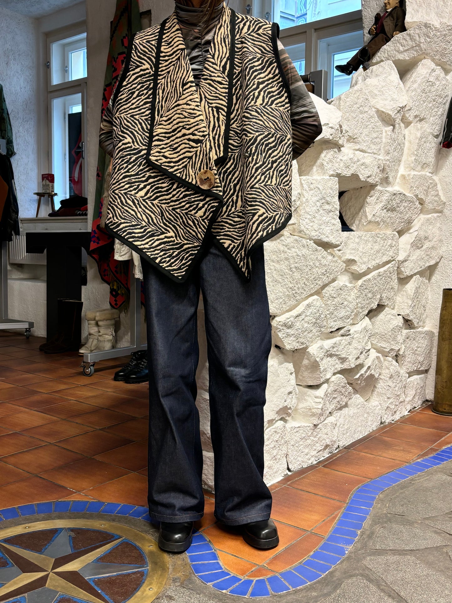 animal handcraft vest - unusual shape