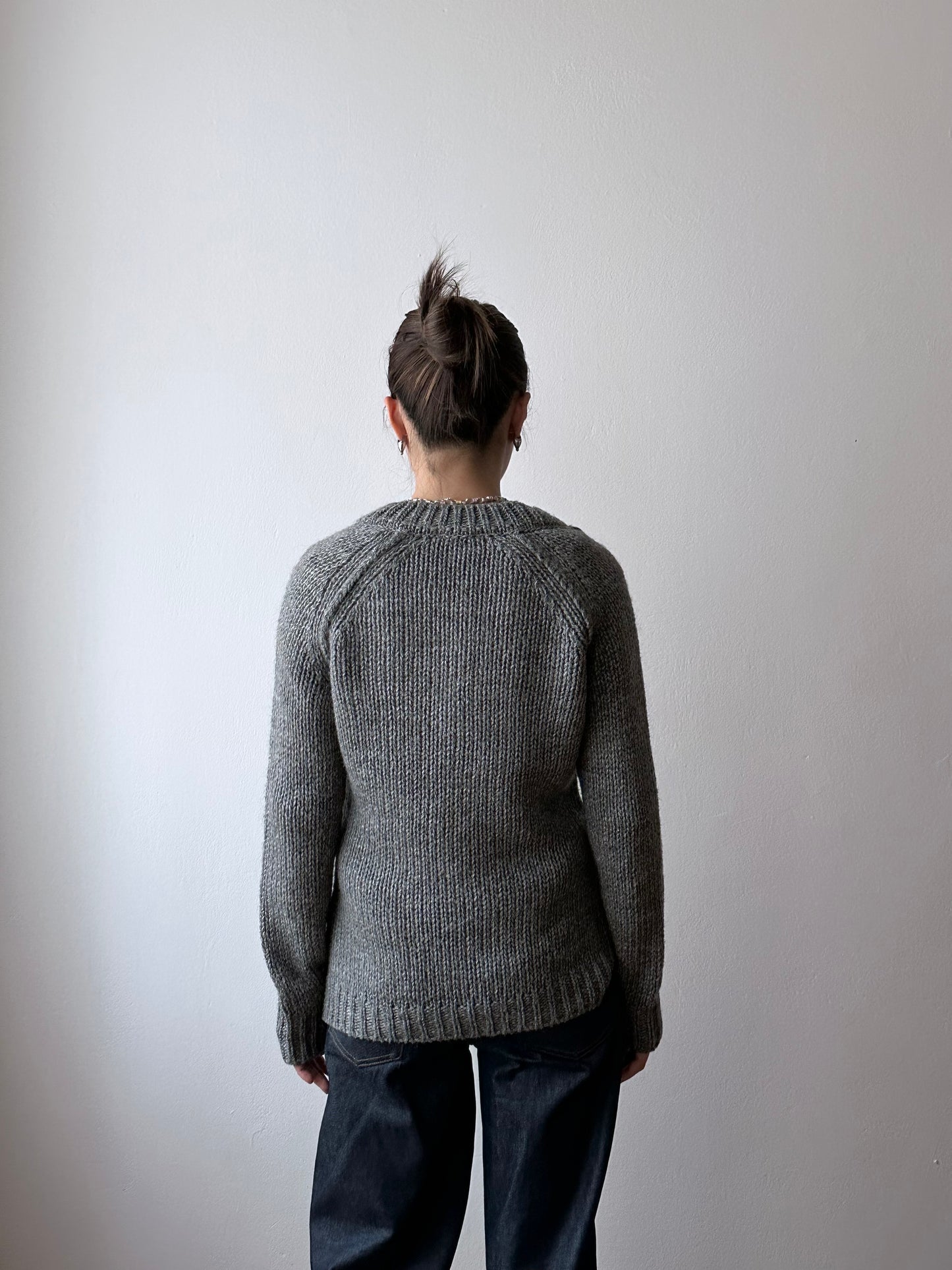 CLOSED glitter gray mohair mix