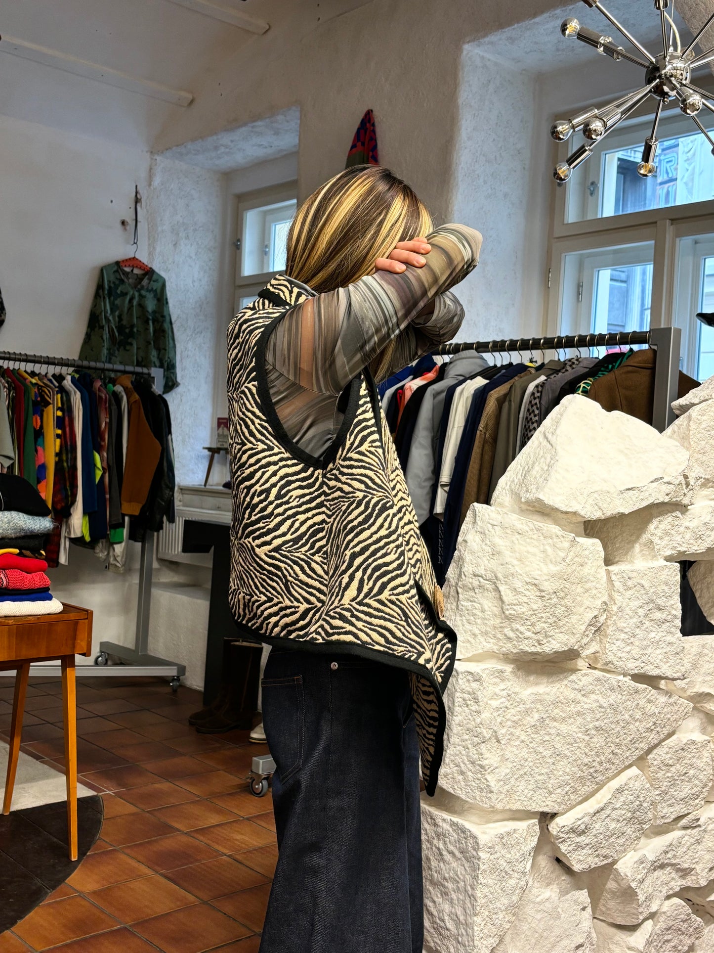 animal handcraft vest - unusual shape