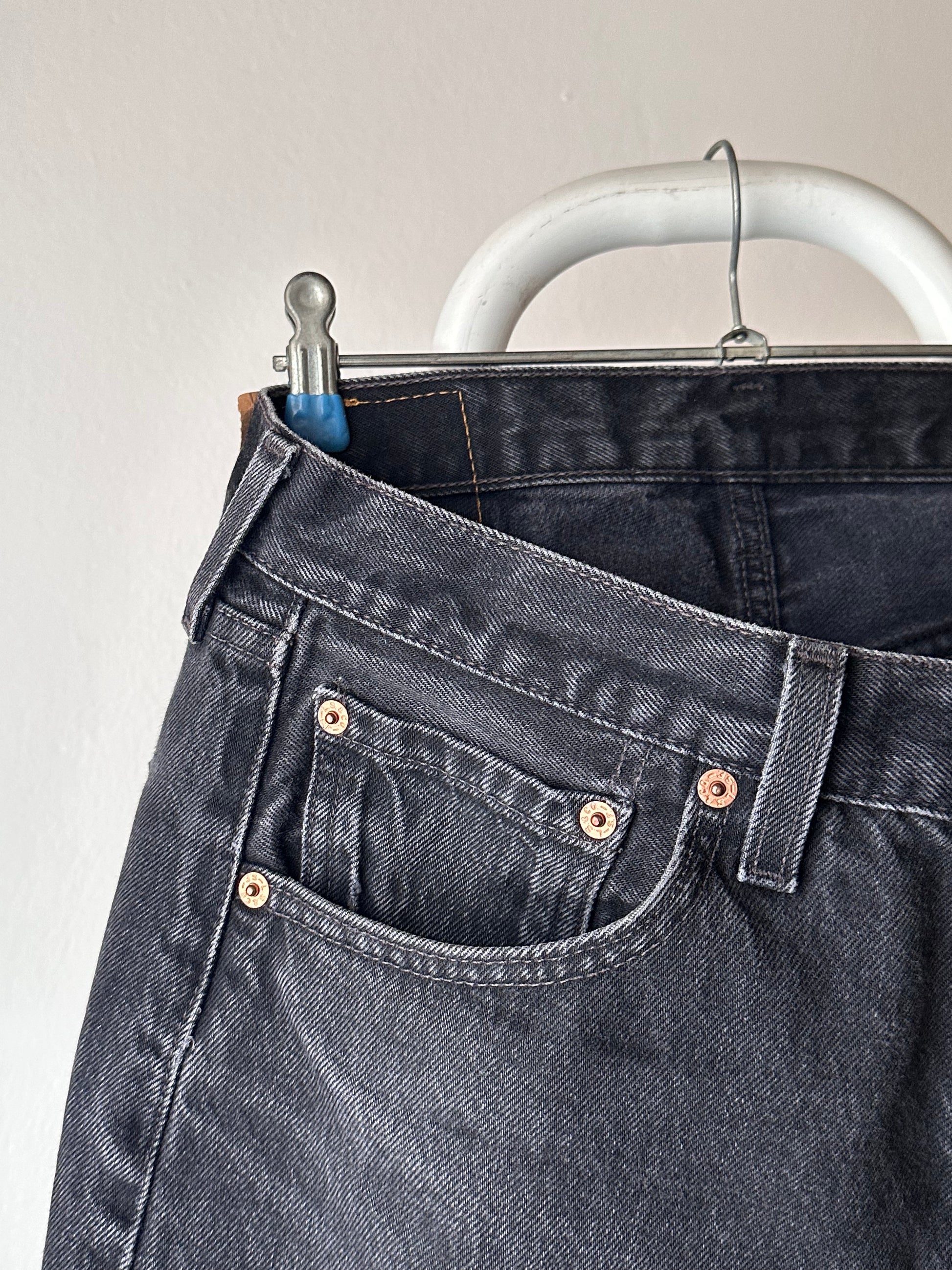 90s Levi's 501 USA 黒デニム リーバイス 90's 1990's 90年代 made in usa アメリカ製 アメリカ古着 vintage denim ヴィンデージデニム