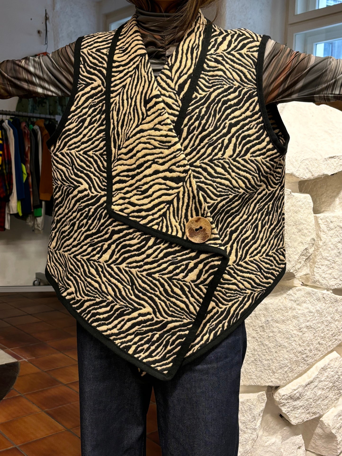 animal handcraft vest - unusual shape