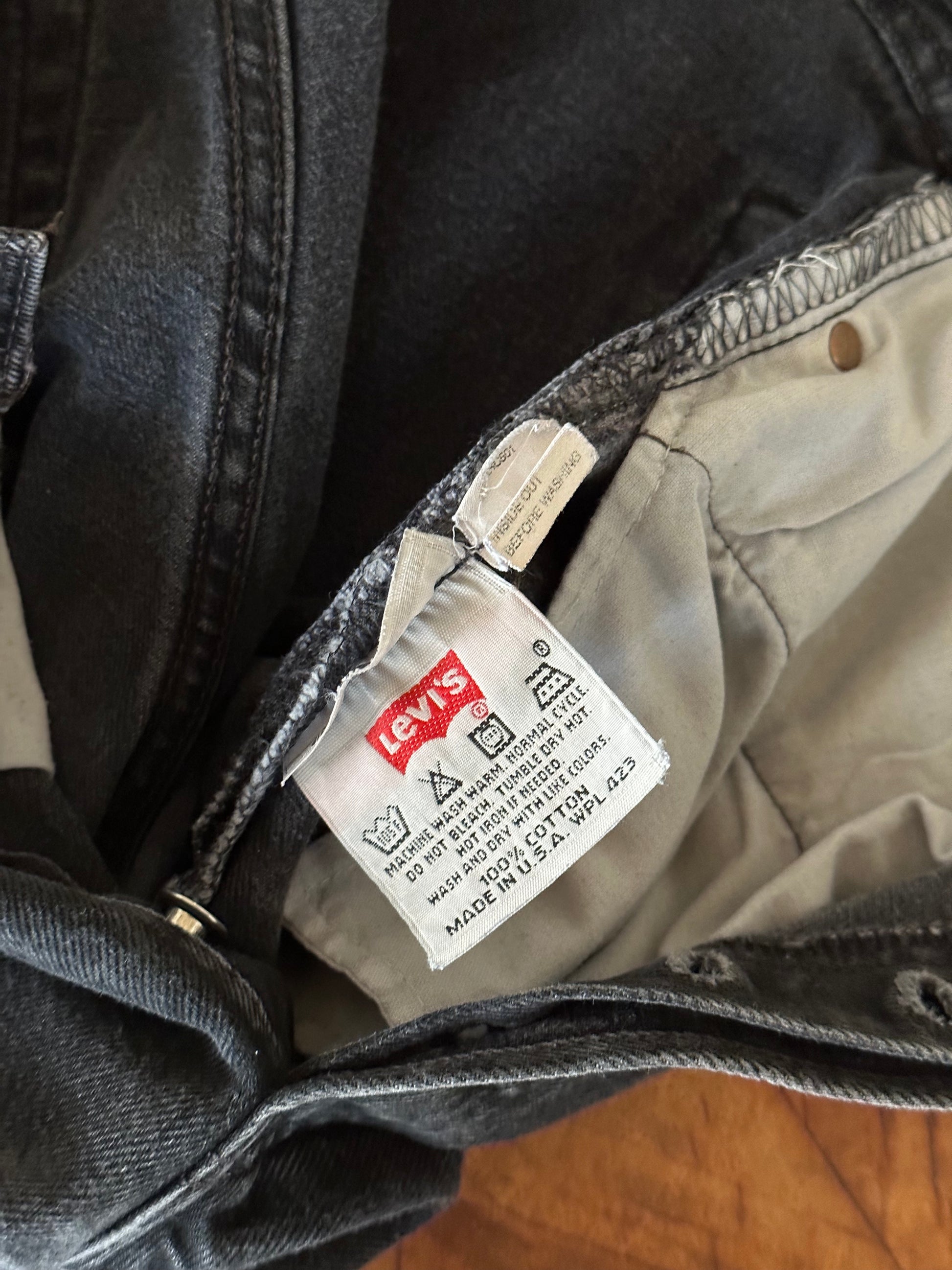 90s Levi's 501 USA 黒デニム リーバイス 90's 1990's 90年代 made in usa アメリカ製 アメリカ古着 vintage denim ヴィンデージデニム