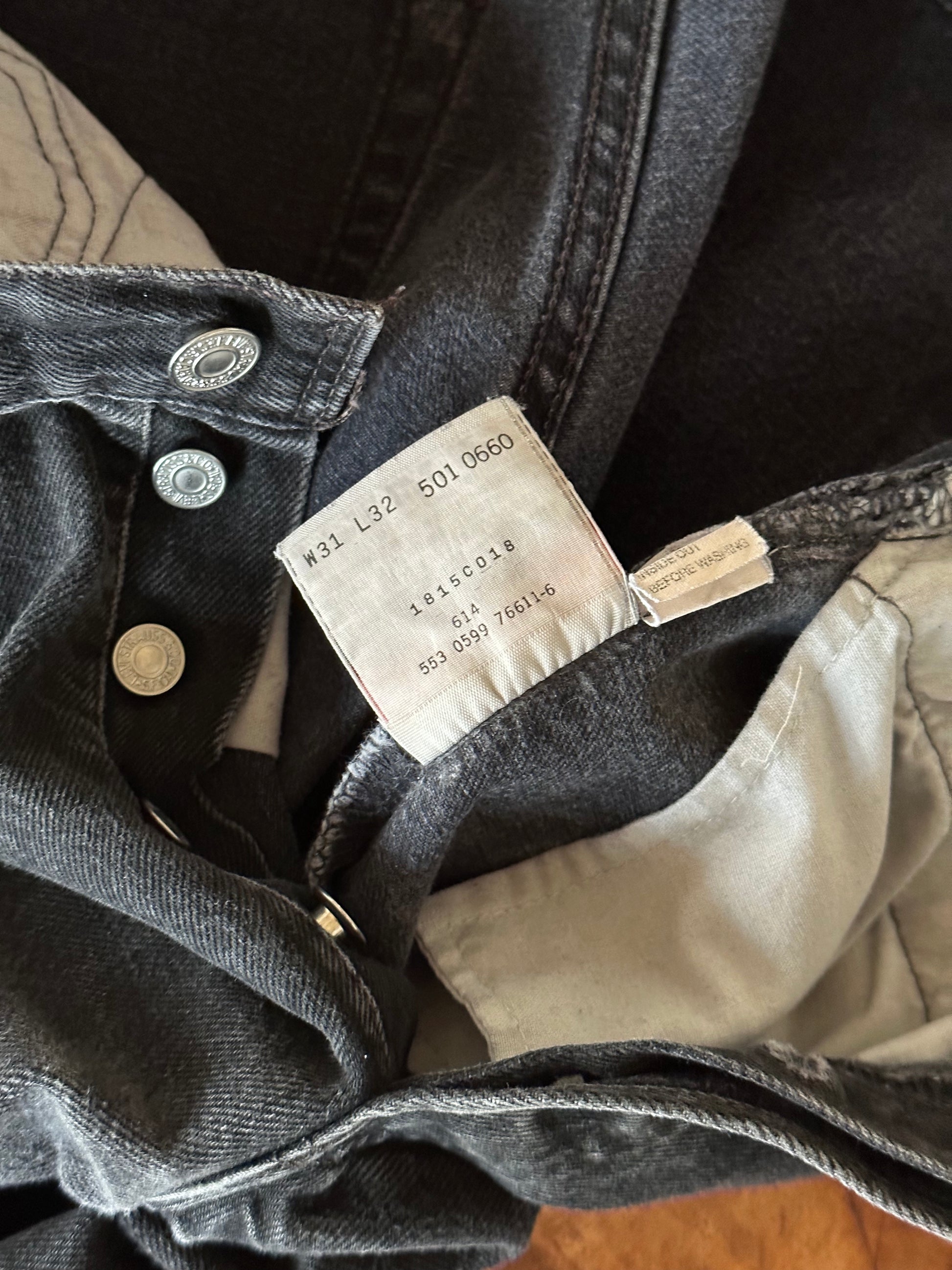 90s Levi's 501 USA 黒デニム リーバイス 90's 1990's 90年代 made in usa アメリカ製 アメリカ古着 vintage denim ヴィンデージデニム