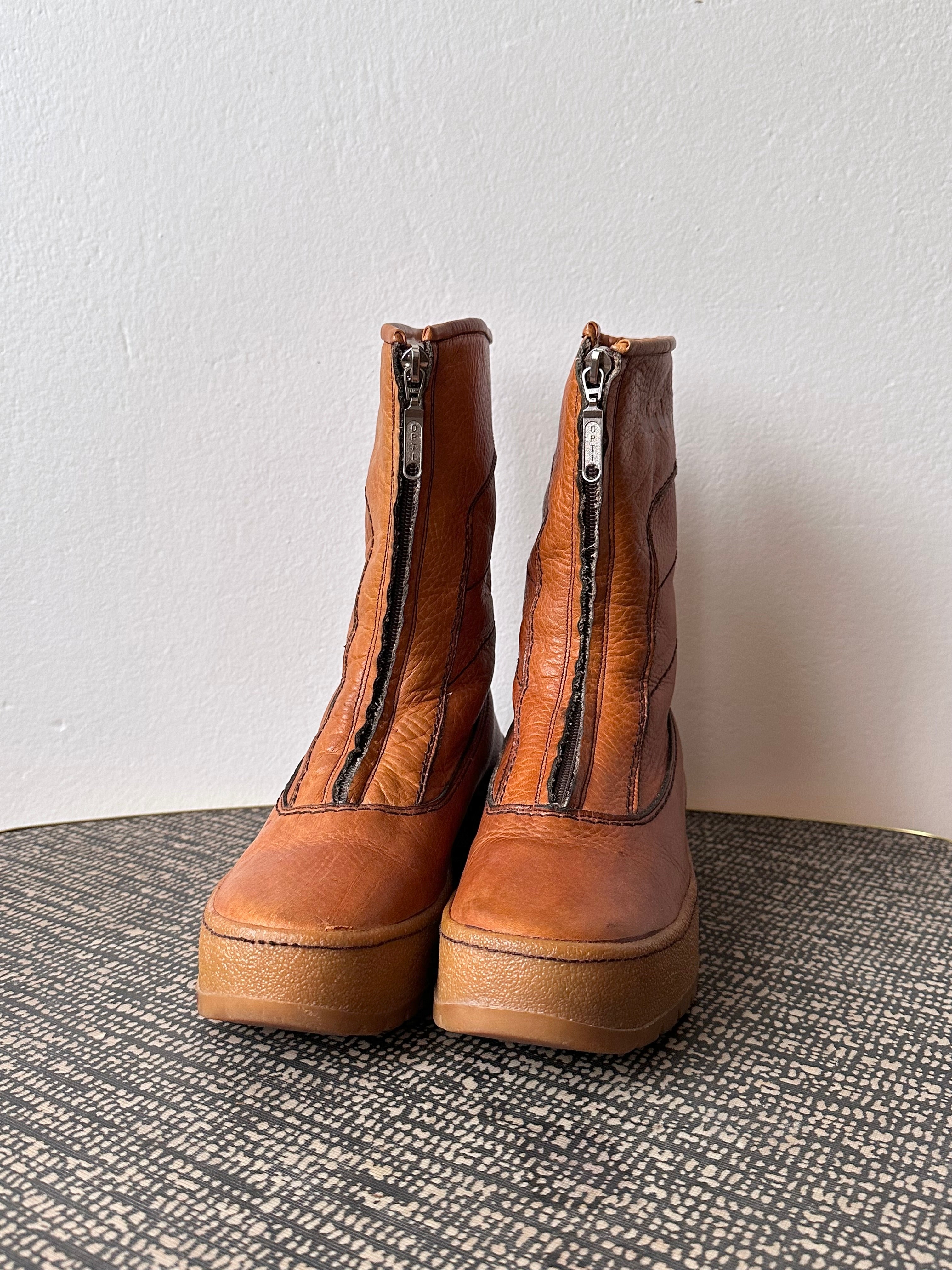 diadora vintage leather boots – TOTO