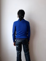 handmade nice blue knit