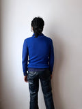 handmade nice blue knit