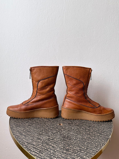 diadora vintage leather boots