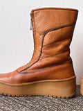 diadora vintage leather boots