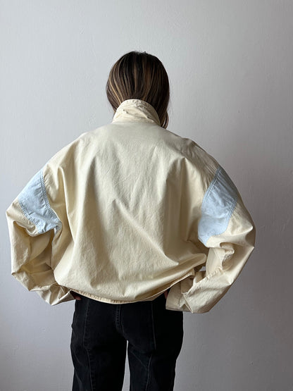 80s cotton asymmetry spring jacket