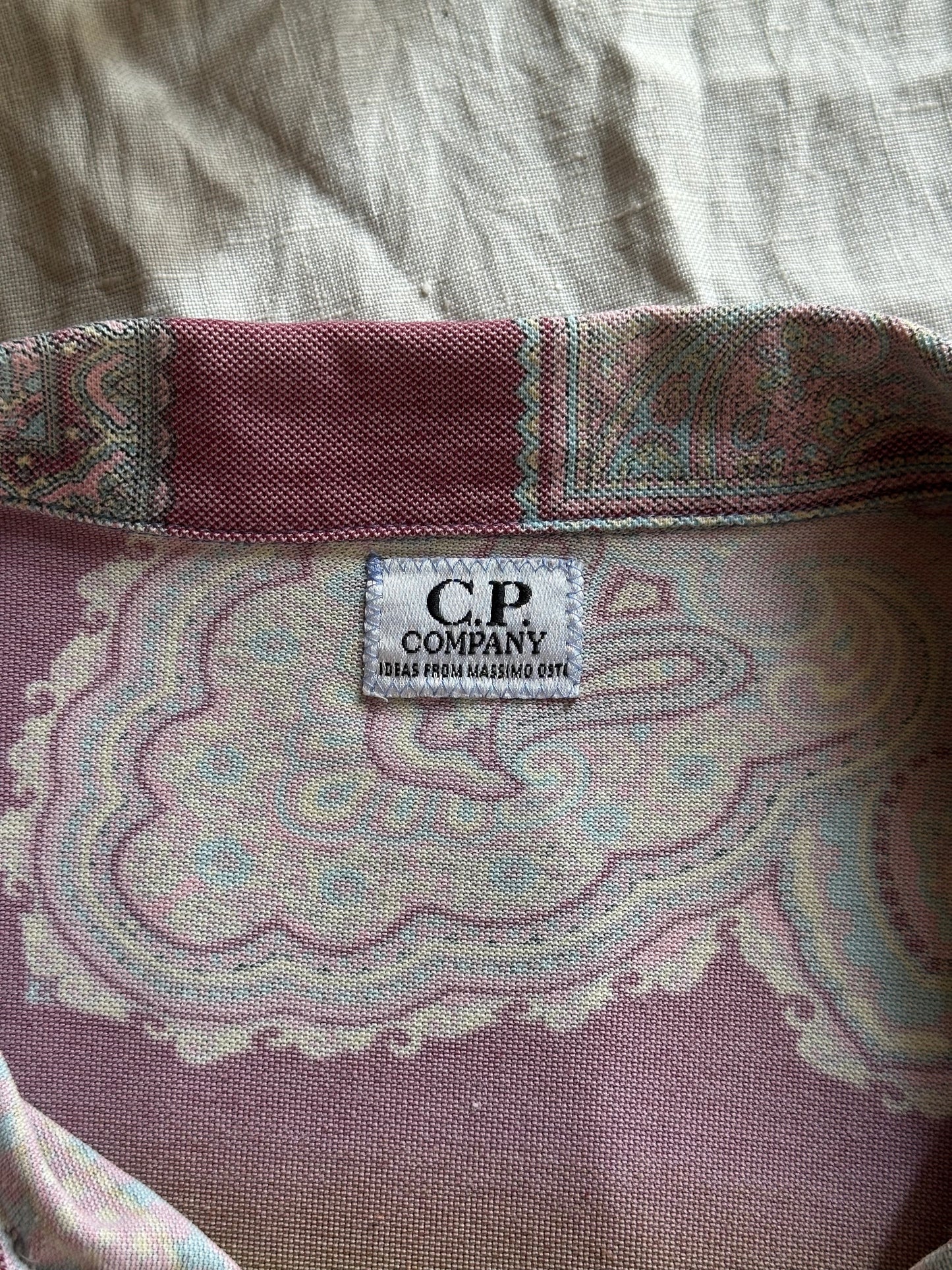 Late 1980s C.P. COMPANY Cotton/Nylon shirt