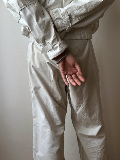 White leather jacket, Italy