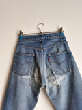 Vintage Levis 501 66 chain stitch model  - w27