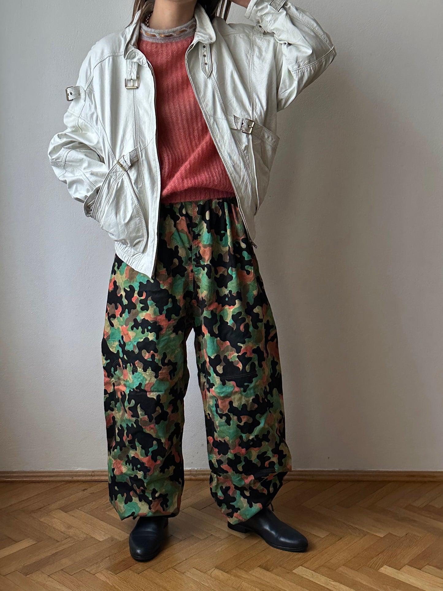 White leather jacket, Italy