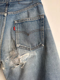 Vintage Levis 501 66 chain stitch model  - w27