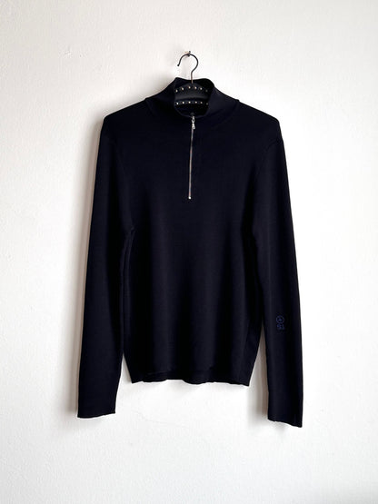 Stone Island Denims ストーンアイランド early 2000's 2006's Black wool jumper Vintage ヴィンテージ TOTO Praha Vintage clothing store Antique shop 古着屋 プラハ Prague アンティークストア