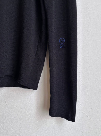 Stone Island Denims ストーンアイランド early 2000's 2006's Black wool jumper Vintage ヴィンテージ TOTO Praha Vintage clothing store Antique shop 古着屋 プラハ Prague アンティークストア