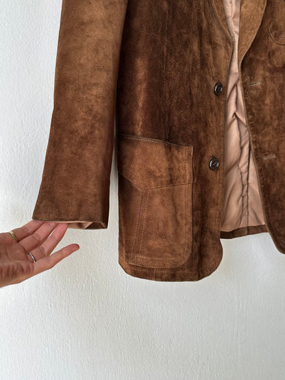 1970s Czechoslovakia Leather suède jacket
