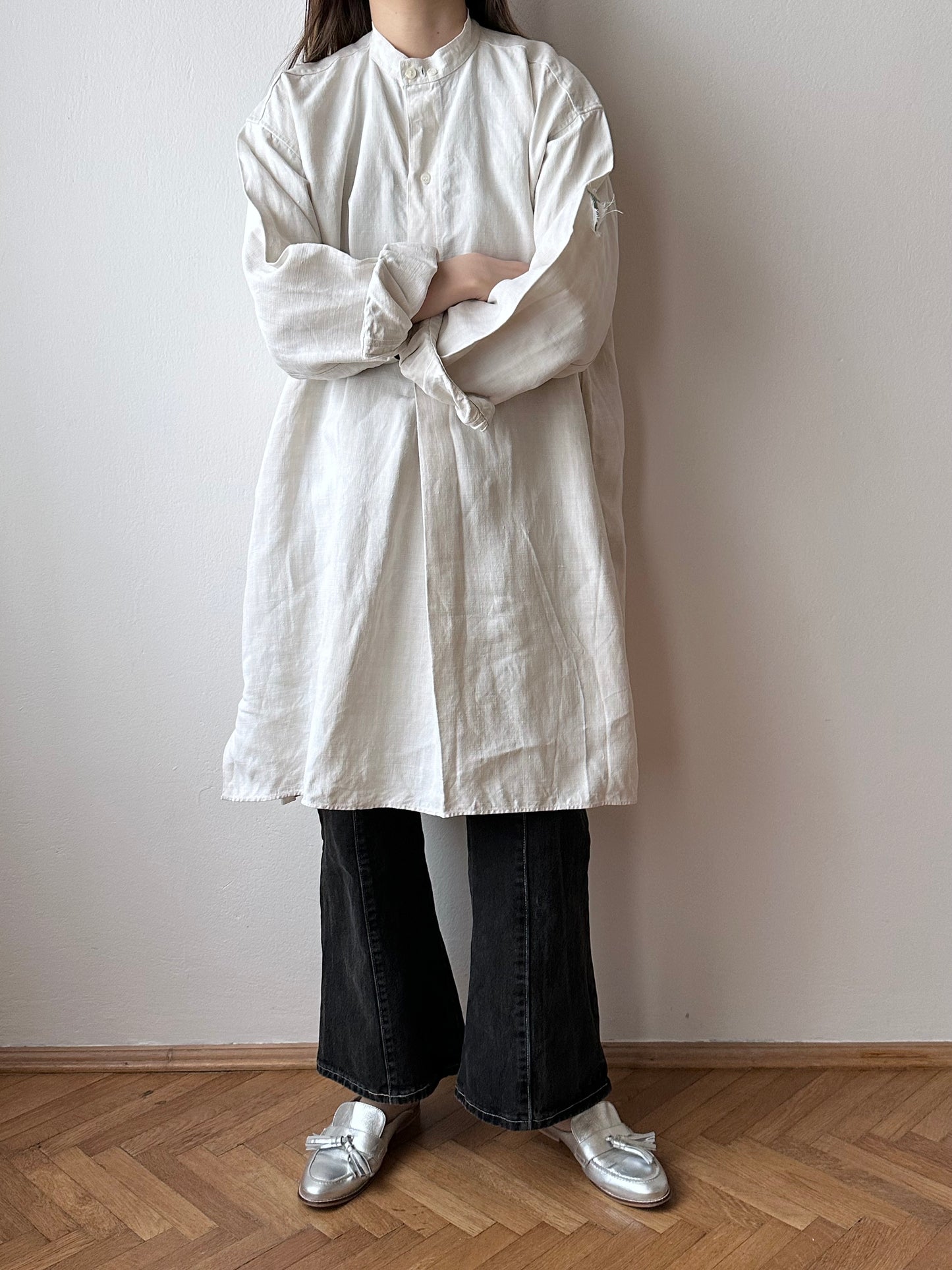 1900s farmer's linen shirt