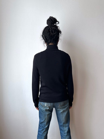 Stone Island Denims ストーンアイランド early 2000's 2006's Black wool jumper Vintage ヴィンテージ TOTO Praha Vintage clothing store Antique shop 古着屋 プラハ Prague アンティークストア