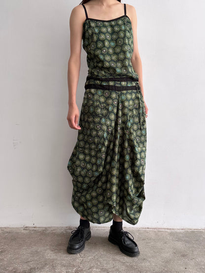 Indian cotton dress インド綿 ワンピース ドレス