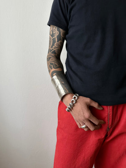 African silver armband