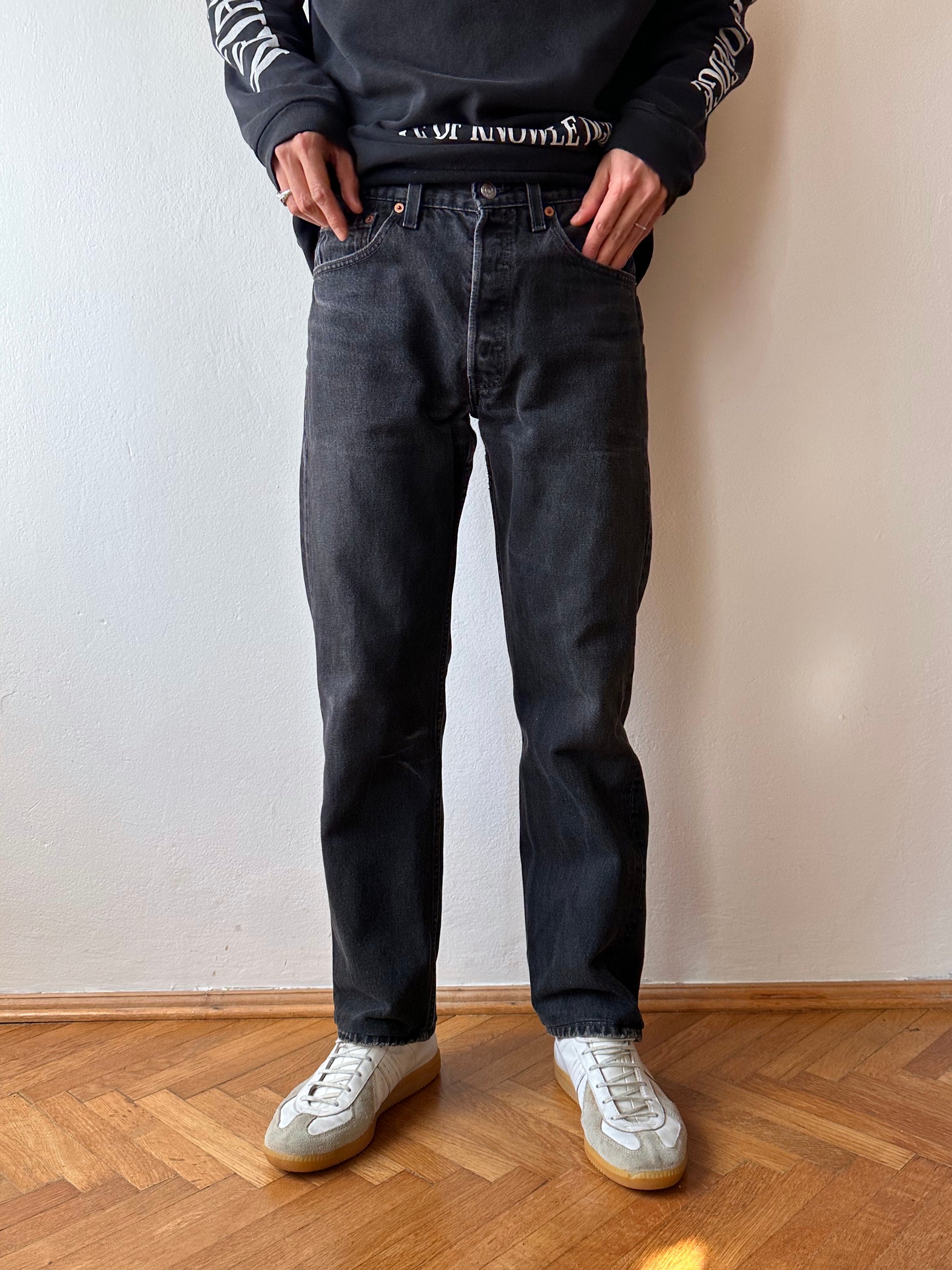 90s Levi's 501 USA 黒デニム リーバイス 90's 1990's 90年代 made in usa アメリカ製 アメリカ古着 vintage denim ヴィンデージデニム