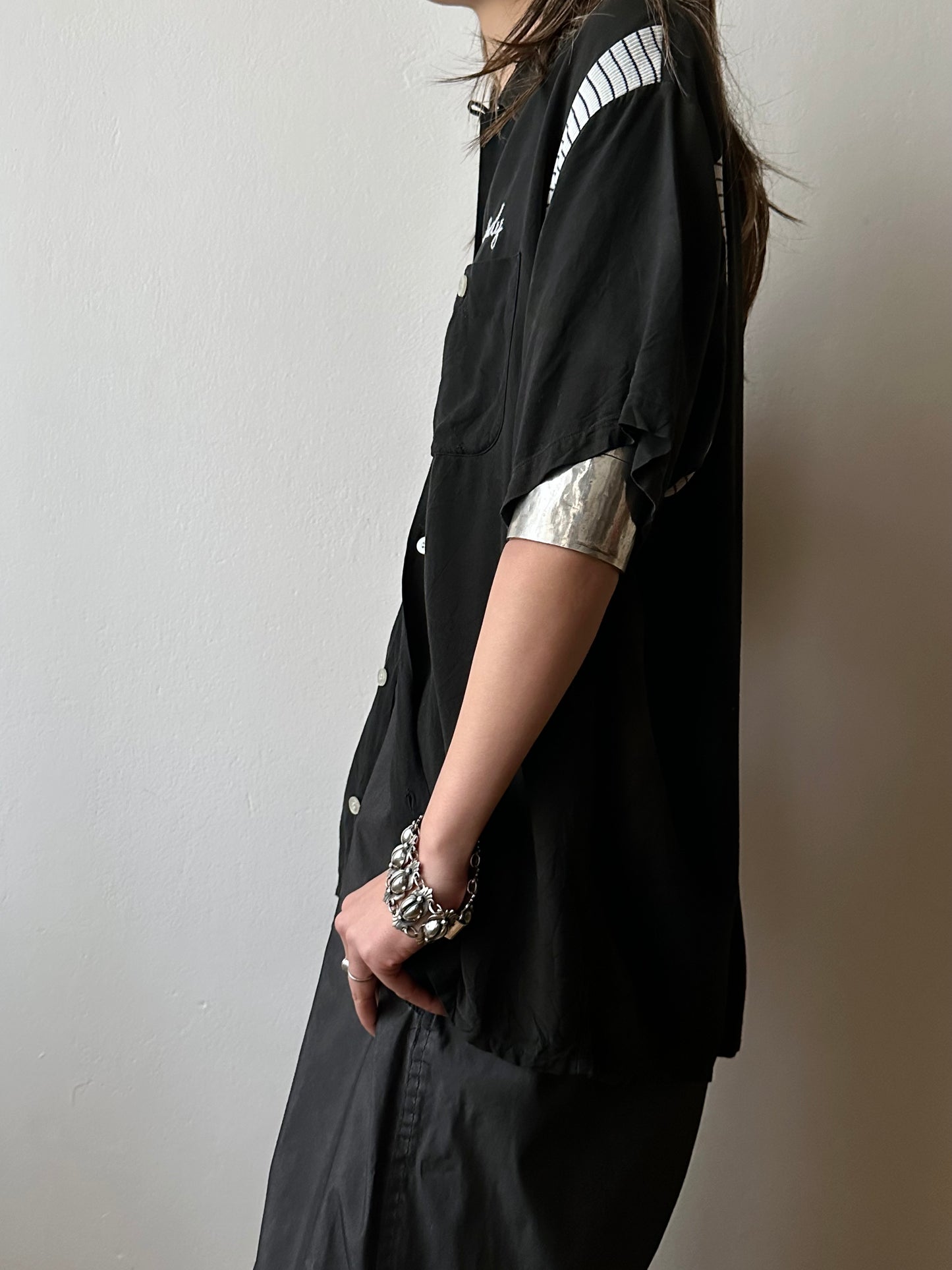 African silver armband