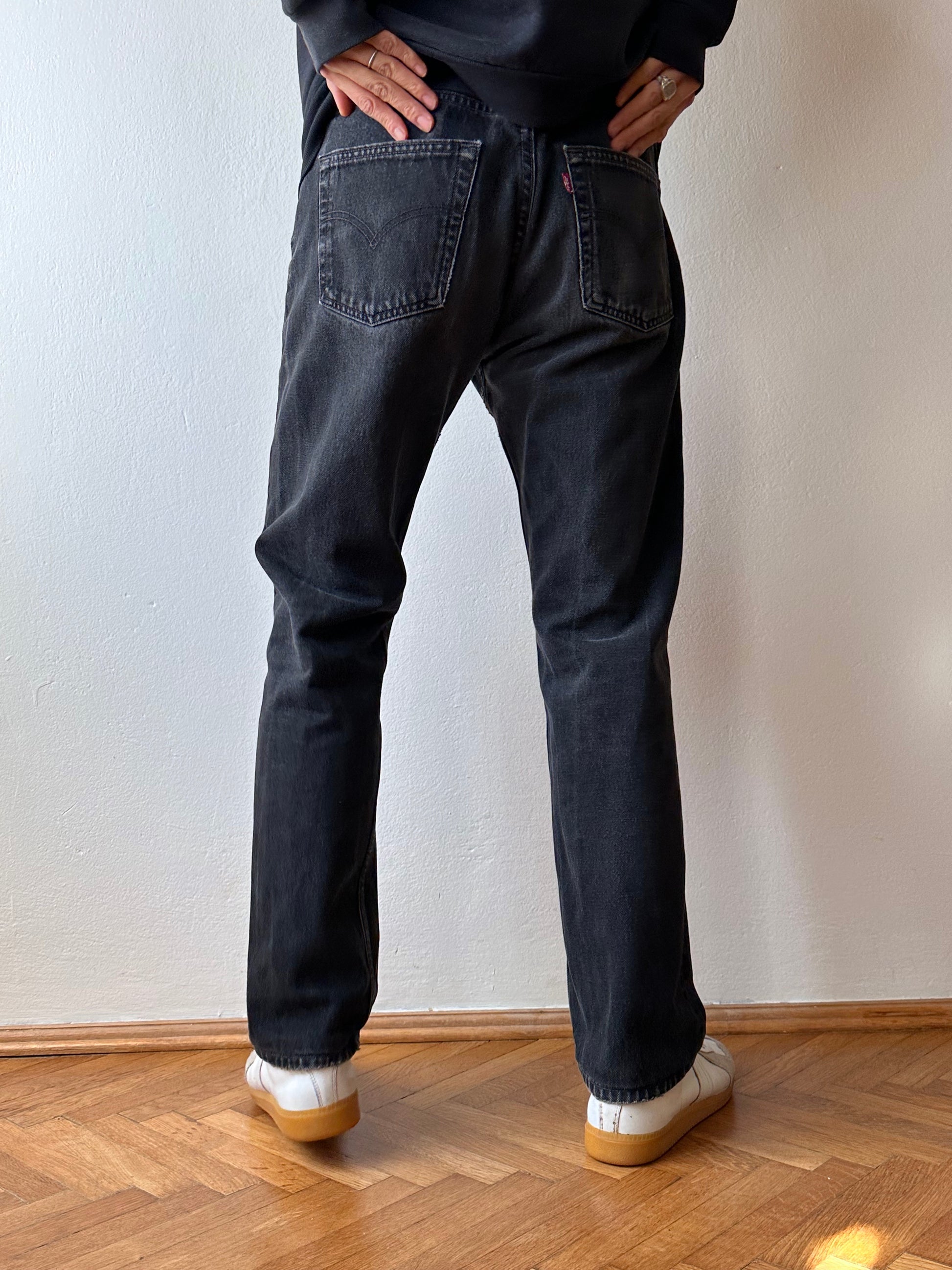 90s Levi's 501 USA 黒デニム リーバイス 90's 1990's 90年代 made in usa アメリカ製 アメリカ古着 vintage denim ヴィンデージデニム