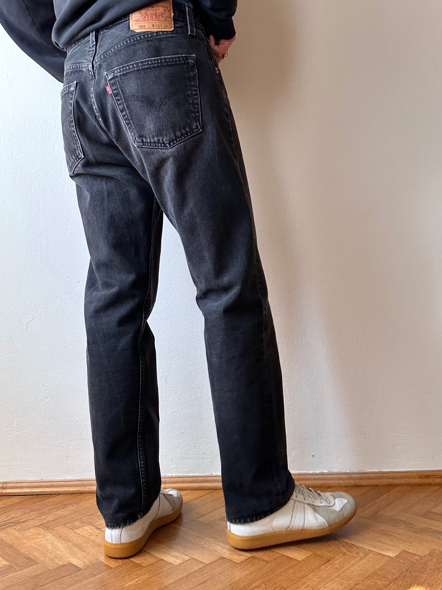 90s Levi's 501 USA 黒デニム リーバイス 90's 1990's 90年代 made in usa アメリカ製 アメリカ古着 vintage denim ヴィンデージデニム