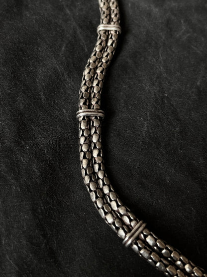 925 double serpent craft bracelet