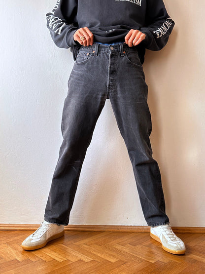 90s Levi's 501 USA 黒デニム リーバイス 90's 1990's 90年代 made in usa アメリカ製 アメリカ古着 vintage denim ヴィンデージデニム