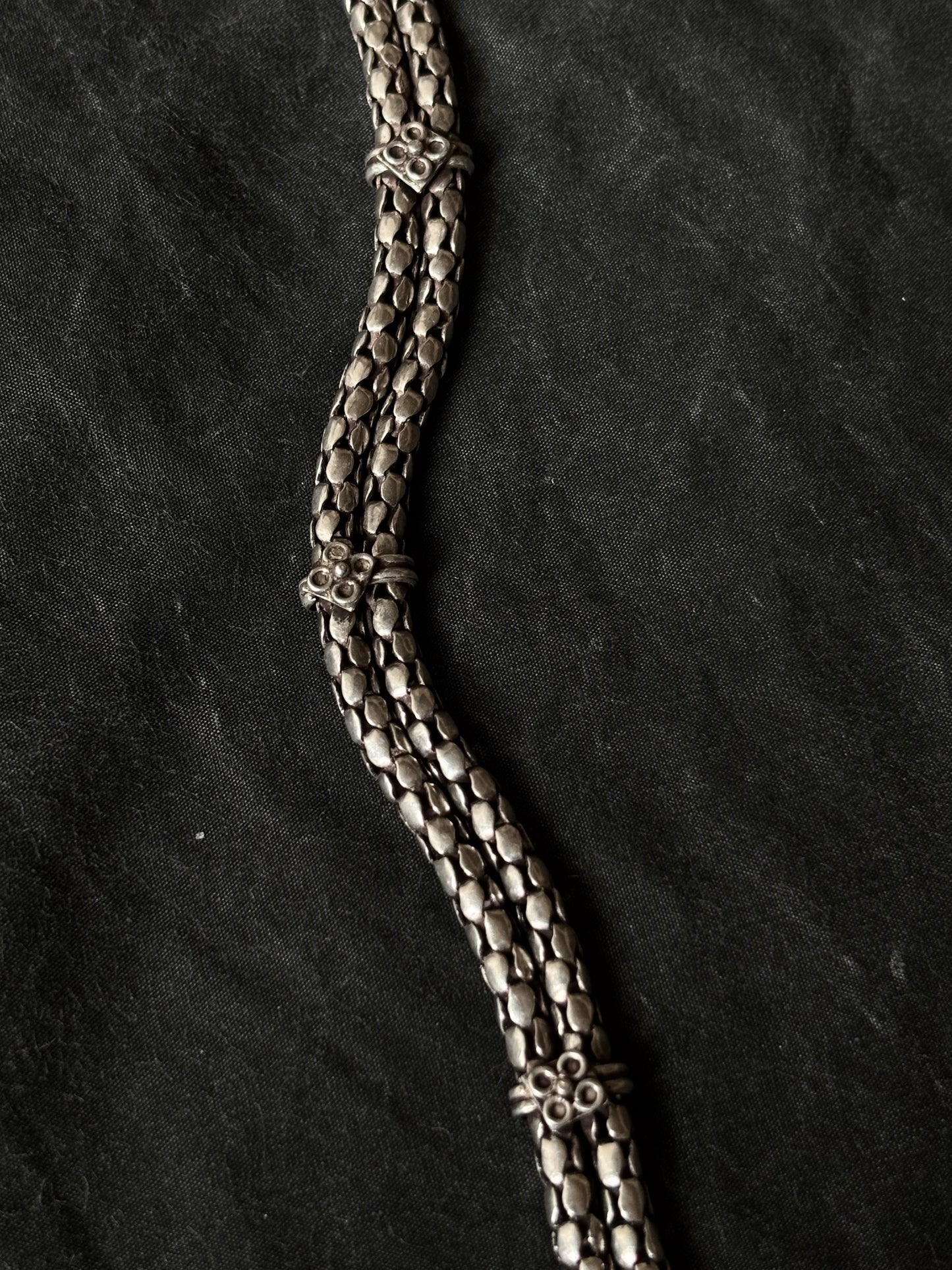 925 double serpent craft bracelet