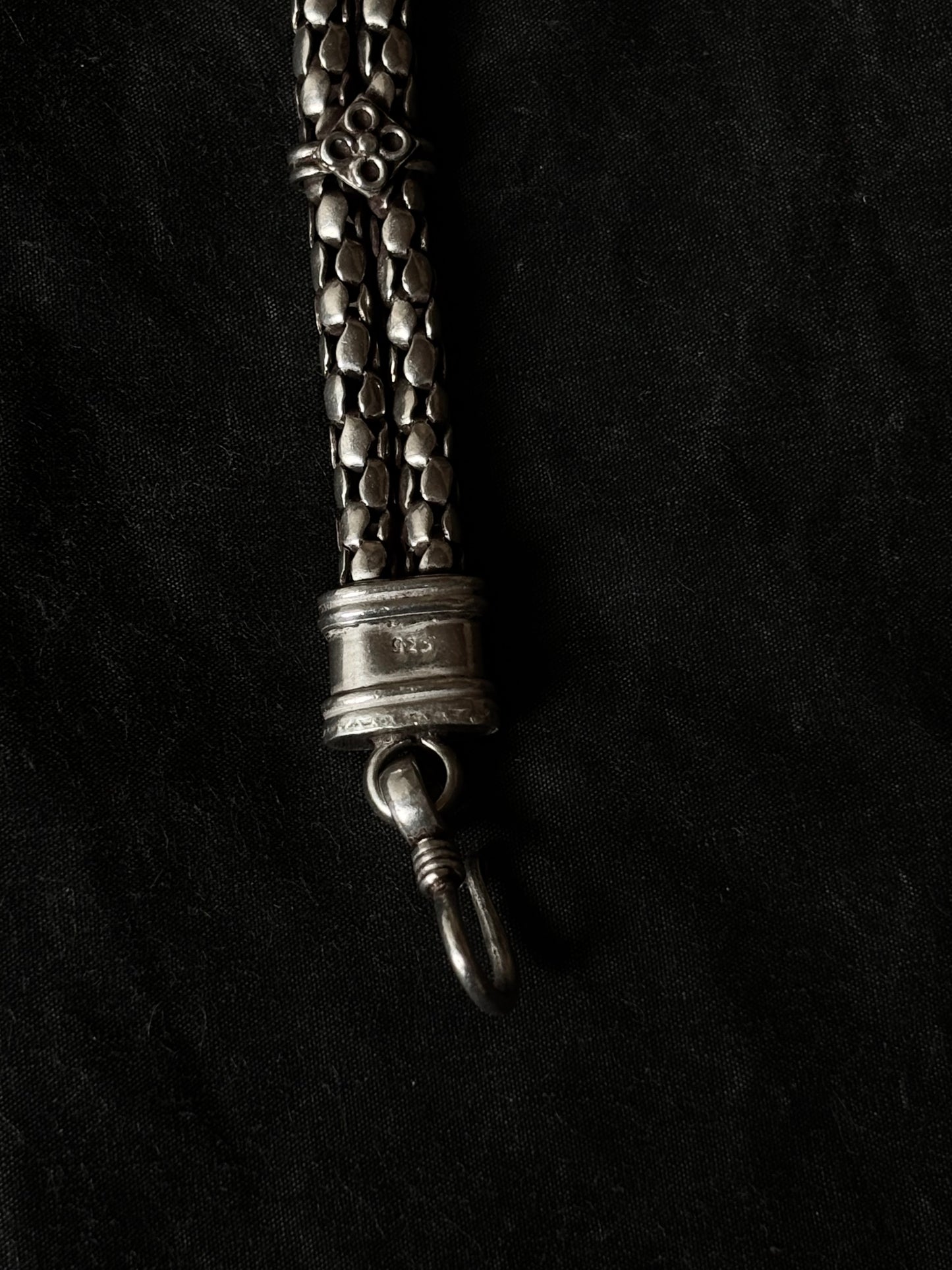 925 double serpent craft bracelet