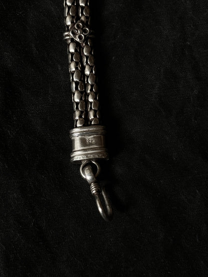 925 double serpent craft bracelet