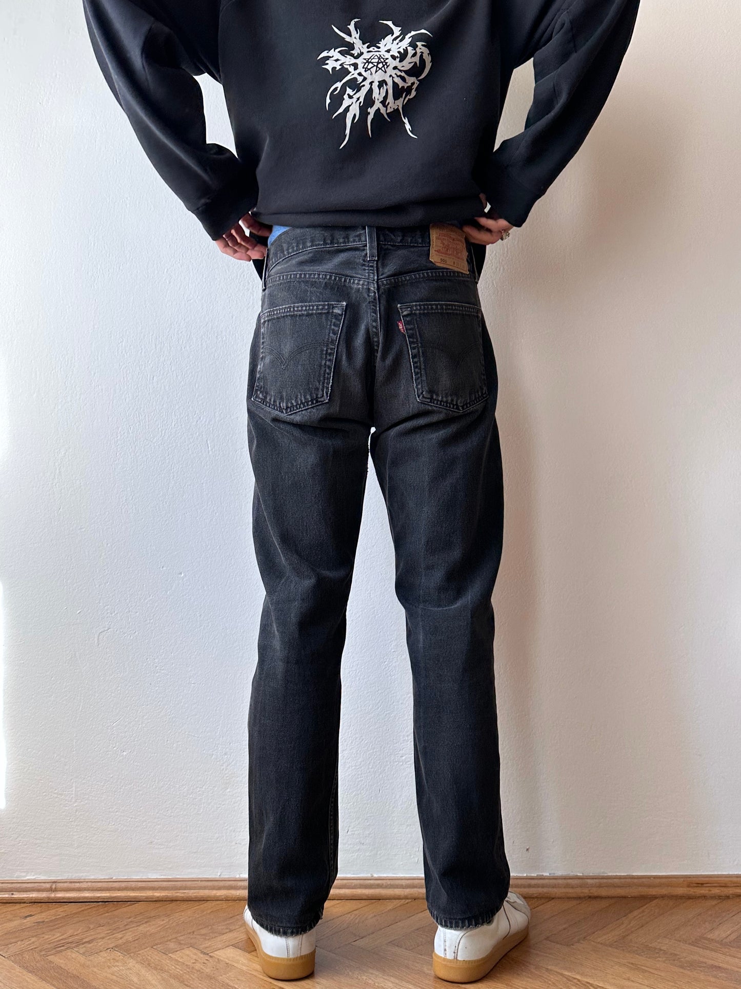 90s Levi's 501 USA 黒デニム リーバイス 90's 1990's 90年代 made in usa アメリカ製 アメリカ古着 vintage denim ヴィンデージデニム