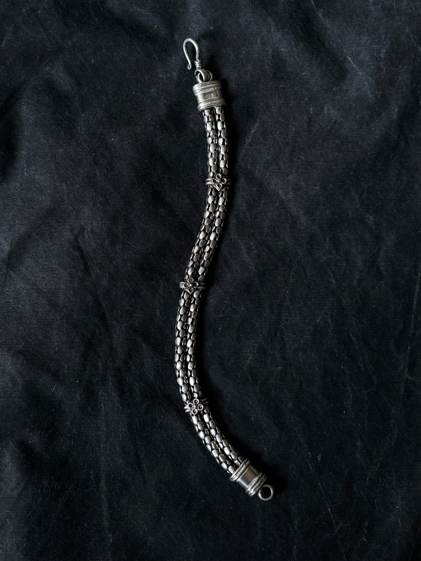 925 double serpent craft bracelet