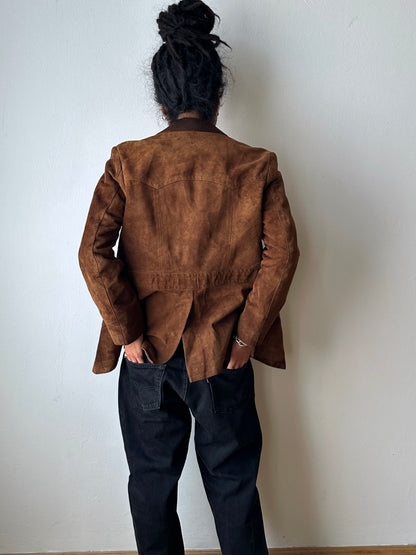 1970s Czechoslovakia Leather suède jacket