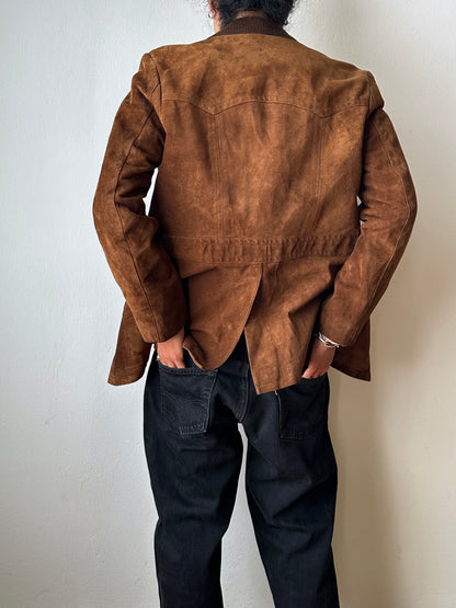 1970s Czechoslovakia Leather suède jacket